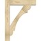 Ekena Millwork Olympic Block Rough Sawn Bracket w/ Offset Brace, Douglas Fir, 6"W x 26"D x 34"H BKT0604X26X34OLY05RDF - alternate 4
